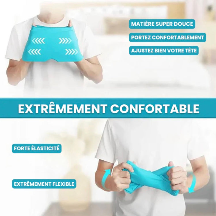 Ingénieux bonnet en gel, soulage les maux de tête, apaise les sinus, réduit les yeux boursouflés, calme le stress – Thérapie froide ou chaude – Réutilisable et flexible – Taille unique. Livraison prioritaire offerte !