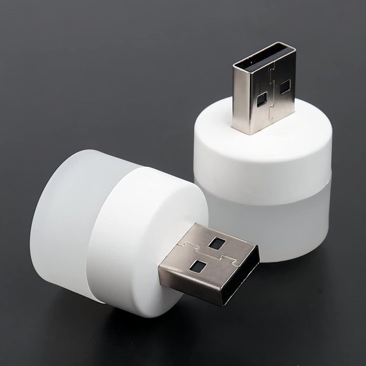 Lot de veilleuses LED USB mini – Lumières d’ambiance portables à faible consommation, lumière blanche ou jaune, design compact et élégant, idéales pour voiture, chambre, couloir, etc. Livraison prioritaire offerte !