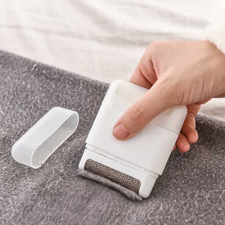 Rasoir anti-bouloches portable en cuivre pur, sans pile, léger et réutilisable – Élimine efficacement poils d’animaux, peluches et bouloches. Livraison offerte !