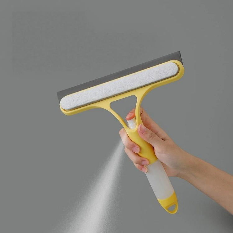 Ingénieuse raclette 2-en-1 avec pulvérisateur intégré – Nettoyage sans traces pour vitres, miroirs et pare-brise. La livraison prioritaire est offerte !