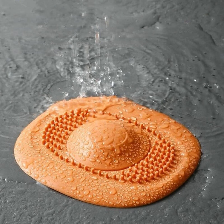 Bouchon magique en silicone pour évier et douche, attrape cheveux, couvercle de vidange, anti-odeur et étanchéité parfaite. La livraison est offerte !
