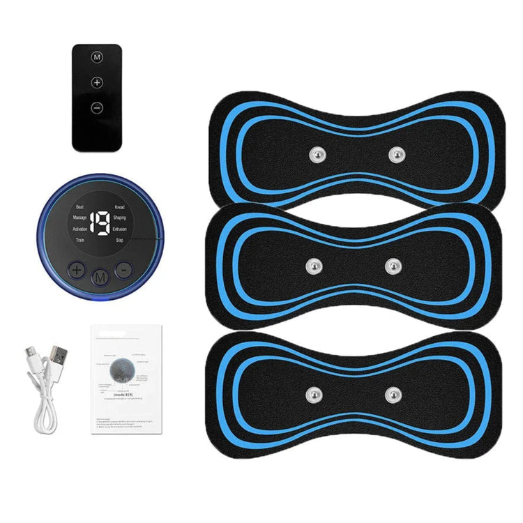 Mini masseur électronique de tissus profonds, 19 vitesses et 8 modes – Patch de massage portable pour soulager la douleur, détendre les muscles et améliorer la circulation – Nombreux bienfaits réels. Livraison offerte !