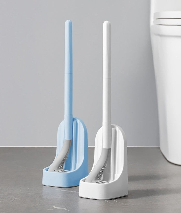 Brosse WC en silicone avec tête de golf, ingénieuse, pratique, hygiénique, design moderne, pour un nettoyage immaculé. La livraison est offerte!