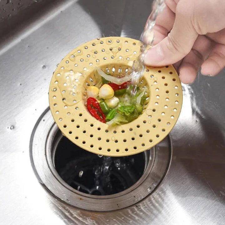 Protecteur de vidange en silicone forme de volcan, antidérapant, facile à nettoyer, avec installation rapide et adapté à tous les types de drains. Ajoute une touche de couleur à votre intérieur. La livraison est offerte !