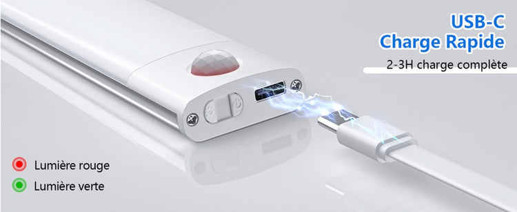 Ingénieuse veilleuse avec détecteur de mouvement, 3 modes, 3 couleurs, avec intensité réglable, sans fils, batterie longue durée, éclairage cuisine, escalier, placard, chambre, salle de bain. Produit coup de coeur. La livraison prioritaire est offerte!