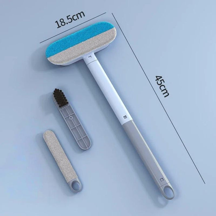 Ingénieuse brosse anti-poils 4 en 1 réutilisable pour chiens et chats – Nettoyeur de tapis, canapés, meubles, moustiquaires et vitres, lavable, respectueuse des tissus, ultra-efficace contre poils, poussière et débris. Livraison offerte !