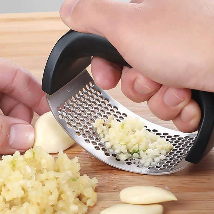 Presse-ail en acier inoxydable de qualité professionnelle. La livraison prioritaire est offerte !