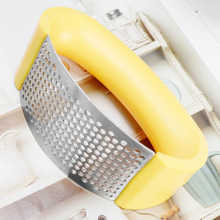 Presse-ail en acier inoxydable de qualité professionnelle. La livraison prioritaire est offerte !