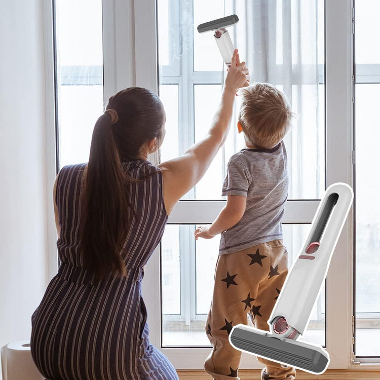 Mini serpillière portative, très absorbante, essorage en toute simplicité. Pour la cuisine, salle de bain, fenêtres, miroirs et bien plus. Tellement pratique ! La livraison est offerte !