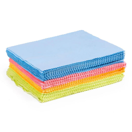 Lot de 20 chiffons de nettoyage en microfibre pour lunettes et écrans, qualité Premium, 150x175mm, lavables, réutilisables, écologiques et économiques. La livraison est offerte !