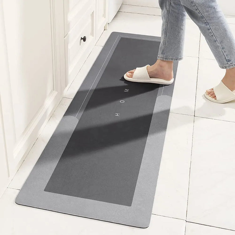 Tapis de cuisine super absorbant, antidérapant, confortable et anti-fatigue pour vos pieds, chevilles et jambes. La livraison est offerte !