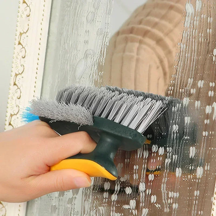 Ingénieuse brosse de nettoyage révolutionnaire avec 4 outils intégrés pour miroirs, fenêtres, carrelages, rainures, ainsi que pour la cuisine et la salle de bains. Un must-have dans votre arsenal de nettoyage. Produit Premium. La livraison est offerte !