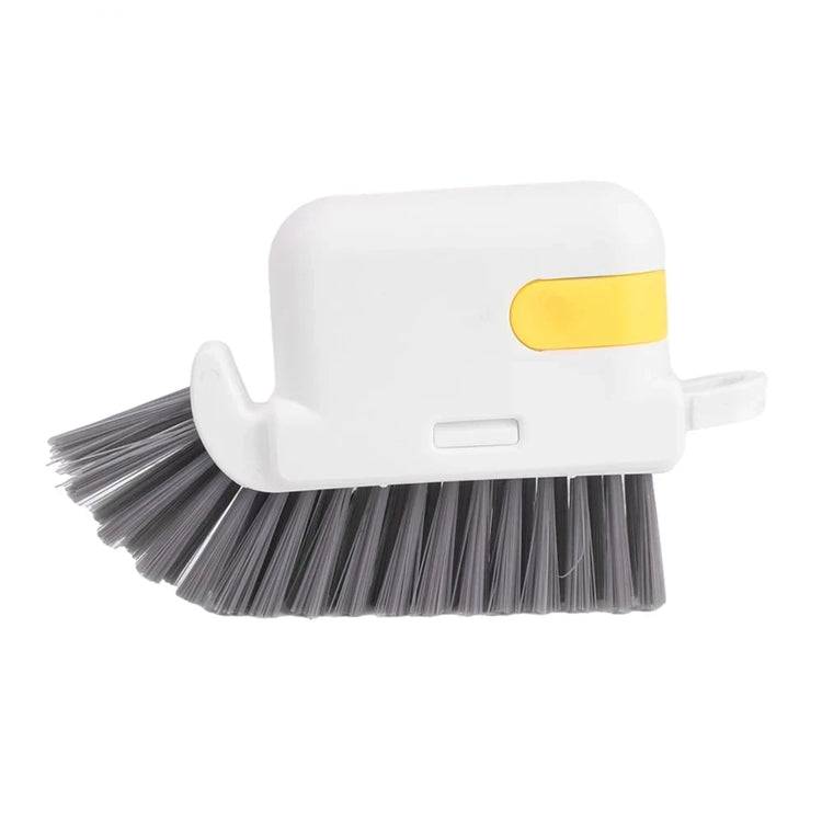 Ingénieuse brosse de nettoyage multifonctionnelle pour rainures de fenêtres, coins et surfaces étroites avec tête détachable, grattoir et poils haute qualité pour un nettoyage en profondeur et hygiénique. La livraison est offerte !