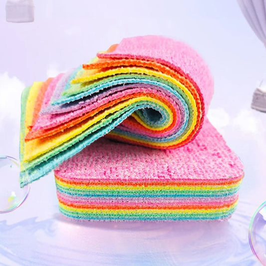 Bloc de chiffons nettoyants multicouches ultra-absorbants, 12 couches détachables, microfibres douces sans rayures ni traces, lavables et réutilisables, pour vaisselle, vitres, salle de bain et surfaces délicates