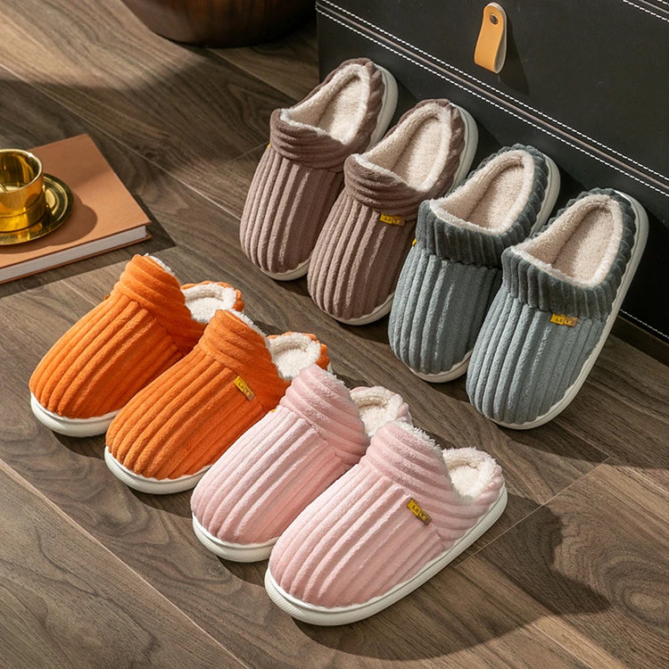 Fabuleux chaussons d'hiver ultra douillets, doublés en peluche, chauds et ultra moelleux, antidérapants, parfaits pour un usage intérieur décontracté et des moments de confort absolu. La livraison prioritaire est offerte !