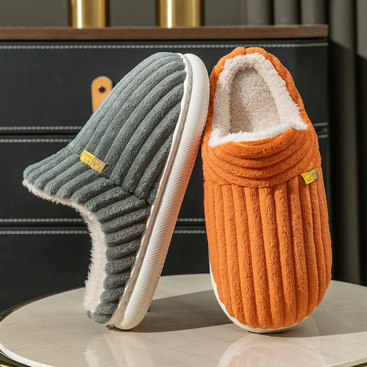 Fabuleux chaussons d'hiver ultra douillets, doublés en peluche, chauds et ultra moelleux, antidérapants, parfaits pour un usage intérieur décontracté et des moments de confort absolu. La livraison prioritaire est offerte !