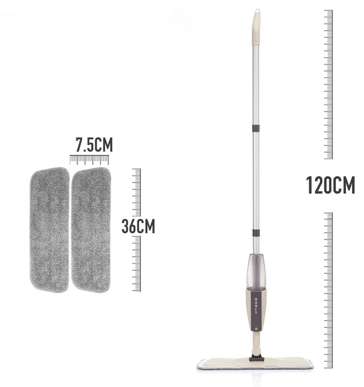 Serpillière avec pulvérisateur, tampons microfibres réutilisables, manche rotatif 360°, forte absorption et friction, poignée ergonomique et buse fine, idéale pour sols en bois, marbre, carrelage, etc. La livraison prioritaire est offerte !