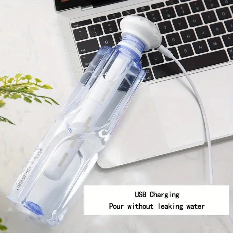 Super Quiet Portable Mist Humidifier For Office, Bedroom, Car, AndTravel - Adjustable Length, No Water Bottle Needed - Enhances