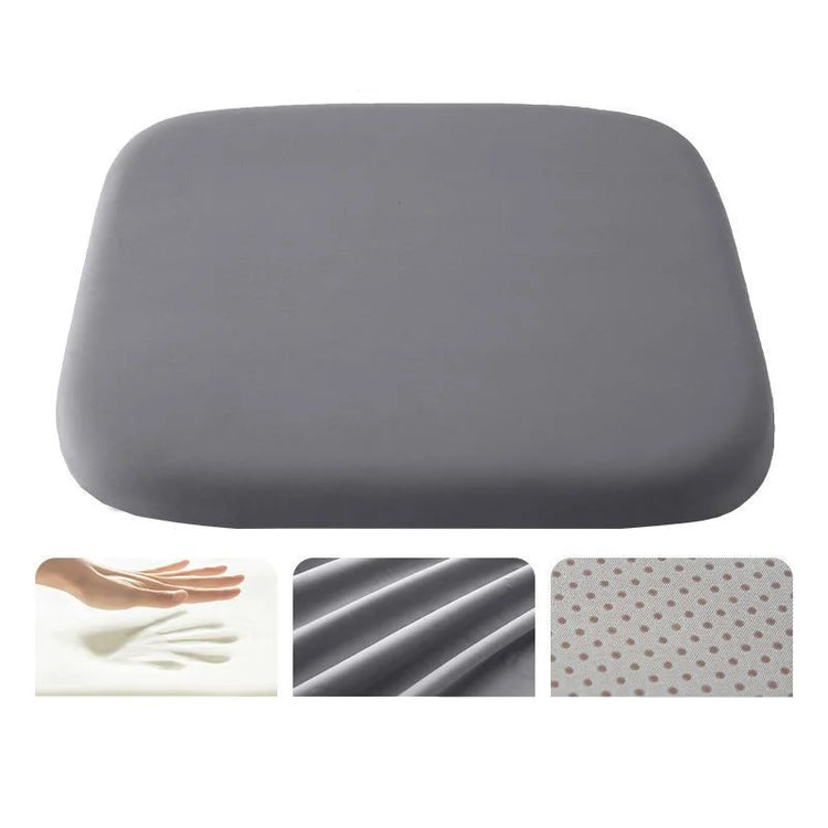 Coussin ultra-confort en mousse mémoire Premium, idéal pour chaise, fauteuil, voiture ou bureau, housse lavable, soulage et assure un confort durable même en cas de position assise prolongée. La livraison prioritaire est offerte !