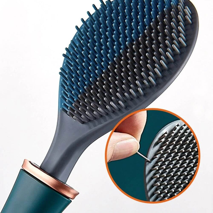 Élégante brosse WC en silicone avec socle d'ouverture/fermeture automatique, ingénieuse, pratique, hygiénique, design moderne, pour un nettoyage immaculé. La livraison est offerte !