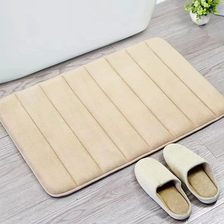 Magnifique tapis de bain en mousse à mémoire de forme, ultra confortable, antidérapant, absorbant et lavable en machine. La livraison est offerte !