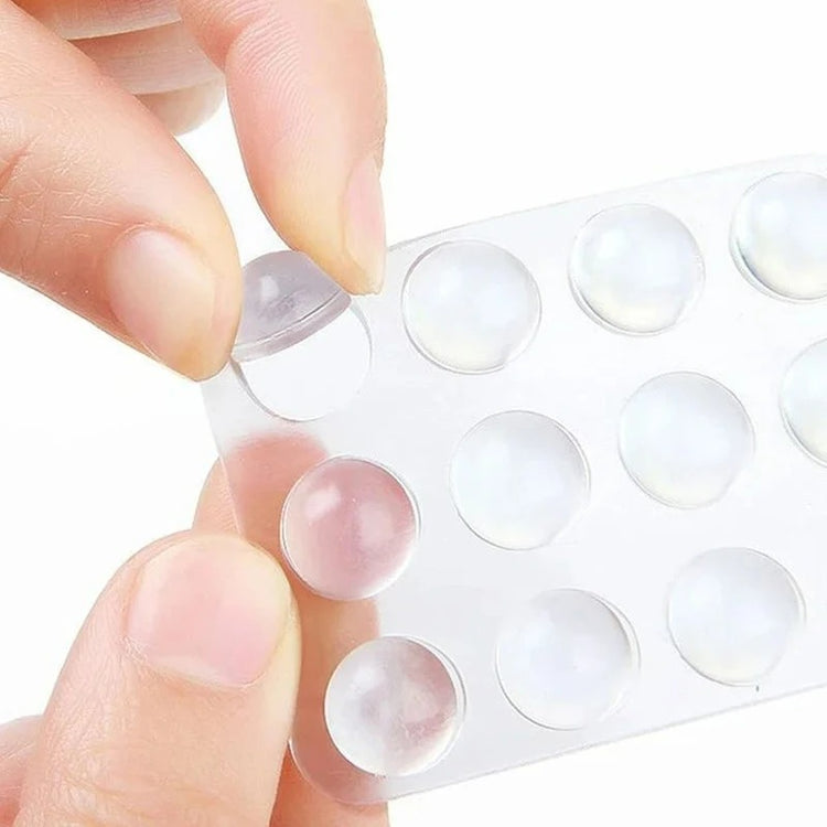 Tampons en caoutchouc transparents auto-adhésifs, amortisseurs de bruit, protection anti-rayures pour meubles, facile à installer, durable et polyvalent pour placards, tiroirs et objets décoratifs. La livraison est offerte !