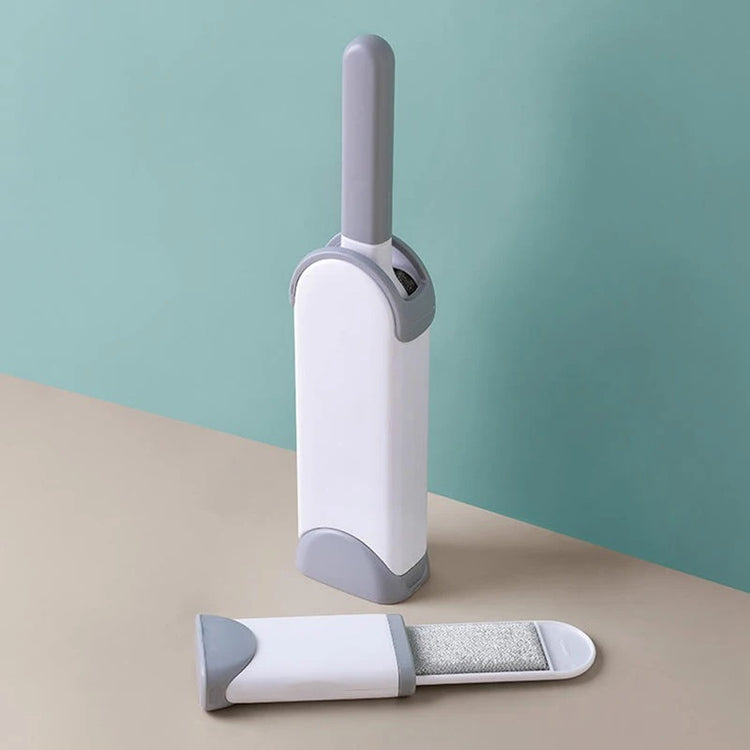 Fabuleuse brosse magique anti-poils, double-face, éliminateur de poils d'animaux, réutilisable. Socle ingénieux de nettoyage. Qualité Premium. La livraison est offerte!