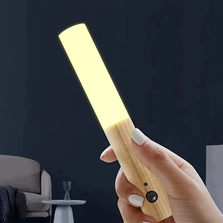 Ingénieuse veilleuse magnétique rechargeable avec détecteur de mouvement - Installation sans perçage - Lumière LED douce et apaisante  - Design élégant, amovible et polyvalent. La livraison prioritaire est offerte !