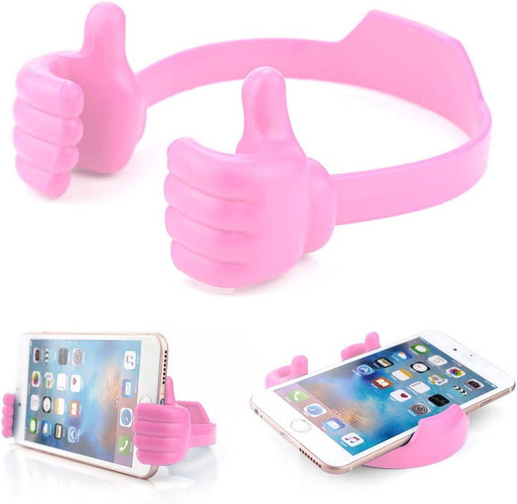 Support amusant et pratique en forme de petites mains, pour smartphones et tablettes, tous les angles de visionnement sont possibles. La livraison est offerte!