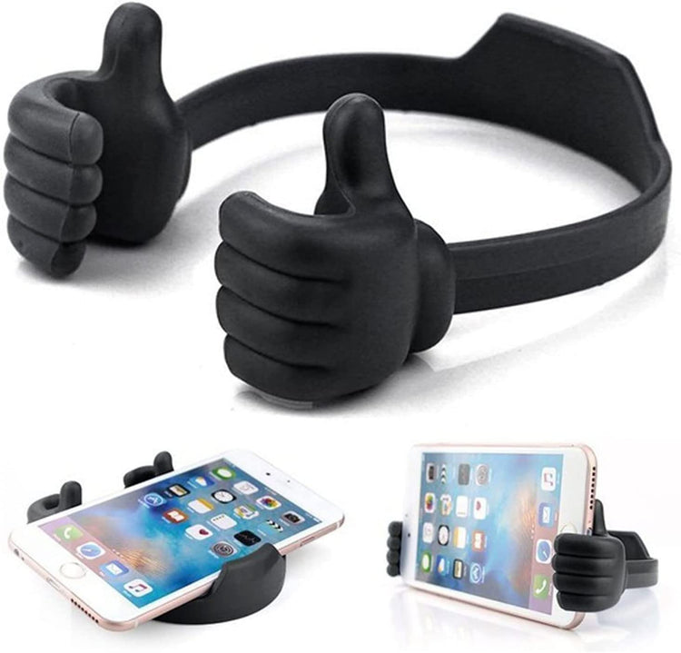 Support amusant et pratique en forme de petites mains, pour smartphones et tablettes, tous les angles de visionnement sont possibles. La livraison est offerte!