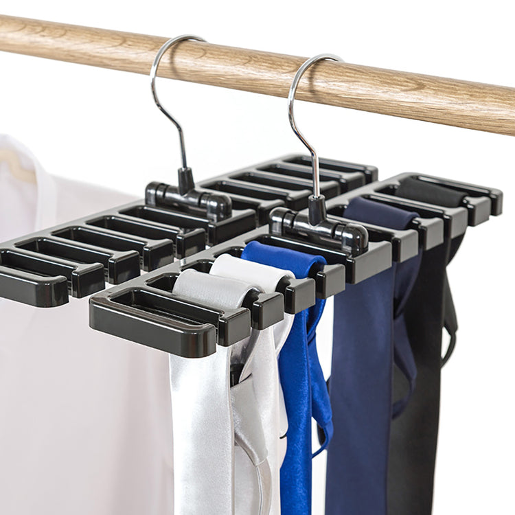 Ingénieux support rotatif pour ceintures, cravates, foulards et accessoires divers. Livraison offerte !